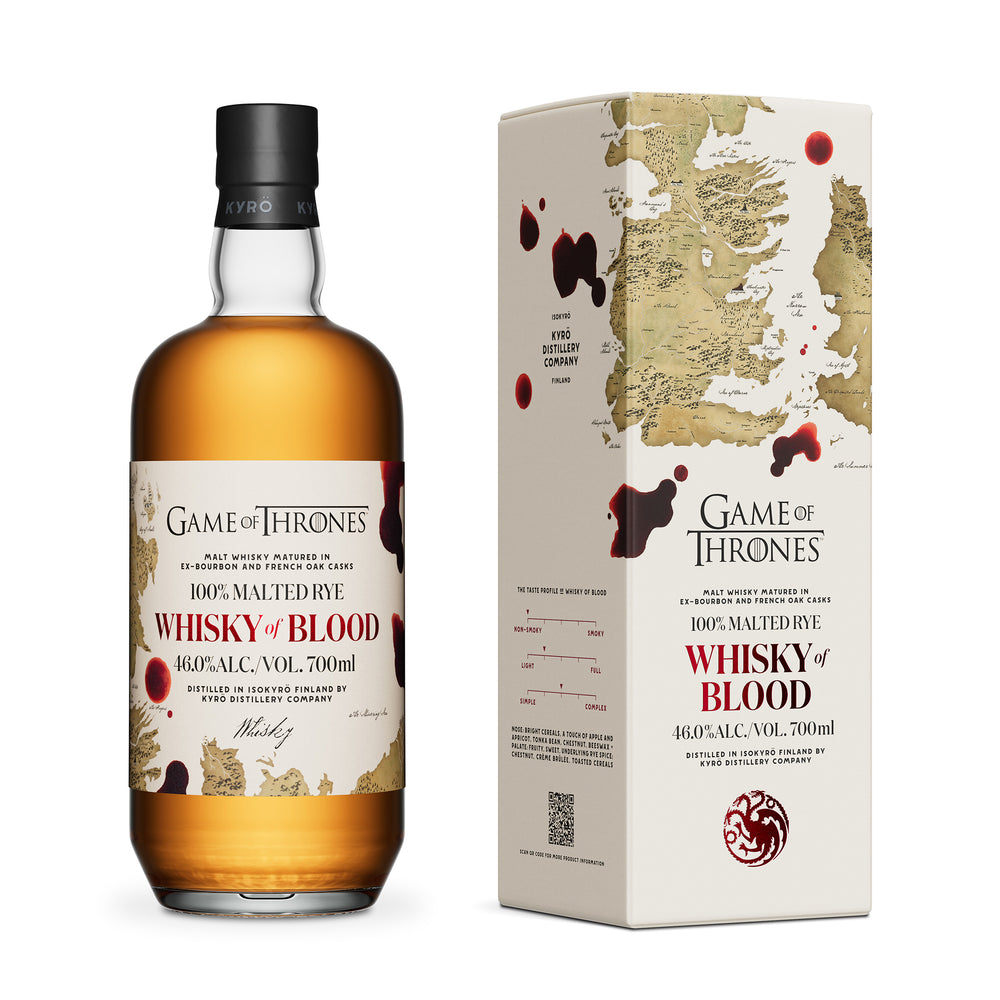 Whisky of Blood with its gift box
